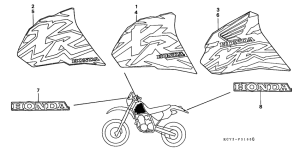 XR400R Label read the manual
