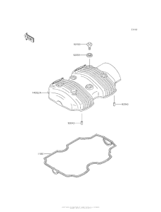 EJ800 Крышка головки цилиндров