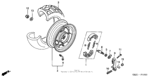 NPS50 Переднее колесо