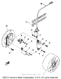 MX100A Flywheel magneto