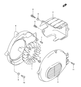 AE50 Вентилятор охлаждения