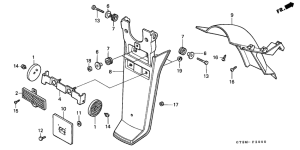 PK50 Заднее крыло