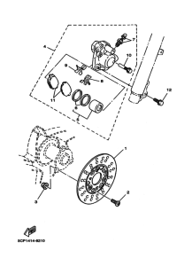 YA100 ﾌﾛﾝﾄﾌﾞﾚｰｷｷﾔﾘﾊﾟ