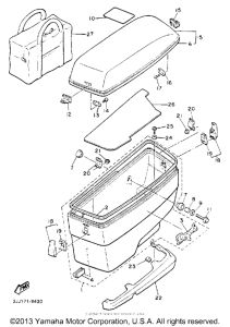 XVZ13DD Боковые кофры