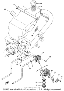 LB50PE Топливный бак
