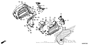 GL1800C Radiator cowl