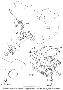 FZR600RDC Маслянный фильтр