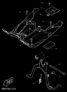 YQ50L Support & repose pied