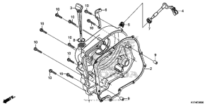 CMX250C Крышка картера правая