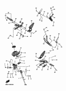 YZF600 Stand & footrest