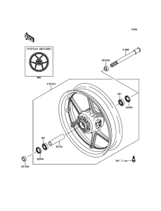 ZR1000 Переднее колесо
