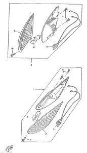 CW50RS Поворотники