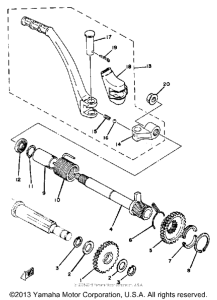 YZ125G Стартер