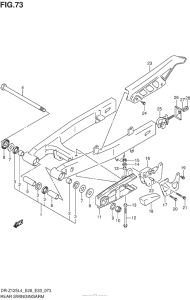  Rear Swingingarm (Dr-Z125Ll4 E33)