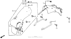 CB900 Задний бампер