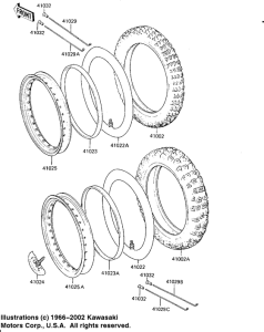 KX125 Колеса,покрышки