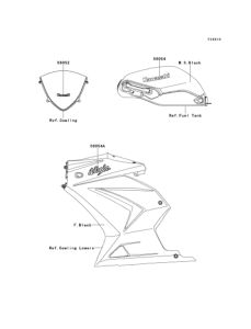 EX250 Наклейки