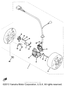 DT175C Flywheel magneto