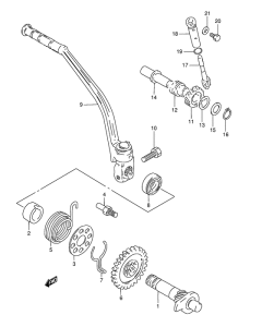 TS50 Ножной стартер