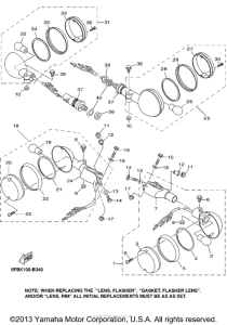 XVS650 Поворотники