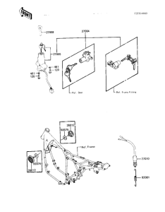 KZ550 Замок зажикания