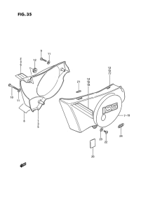 TS185 Обтекатель задний