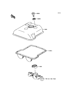  Крышка головки цилиндров