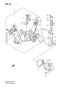 AN400 (ABS) Дроссель