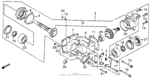 VF1100C Дифференциал