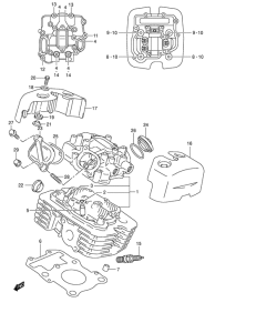 VL250 Головка цилиндров