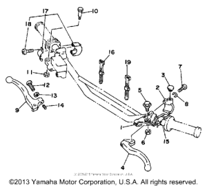 WR200RD Рулевые переключатели