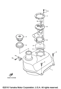 YW50F Топливный бак