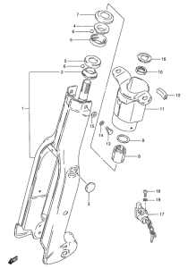 FB80 Вилка передней оси