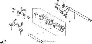 VT600CD2 Вилка переключения передач