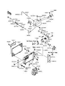 VN250 Радиатор