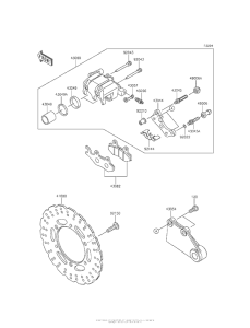 EX300 Задний тормоз