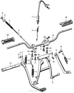 C70 Main stand + step