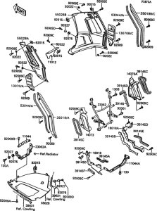ZG1000 Cowling lowers(1 / 2)(zg1000-a9)