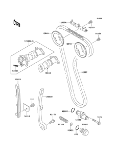 KLX300R Распредвал