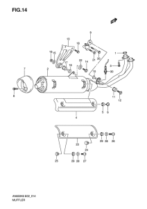 AN650 (ABS) Muffler comp