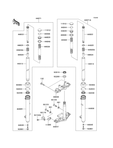  Передняя вилка