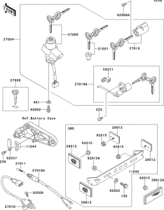 ZL600 Замок зажигания