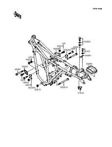 AR125S Рама ,крепежные детали