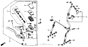 ST1100 Передний тормозной цилиндр