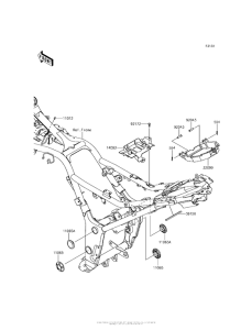 EX300 Рама ,крепежные детали
