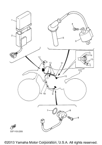 YZ426FP Электрика