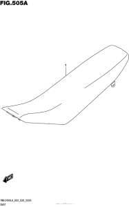 RM-Z450 Сиденье