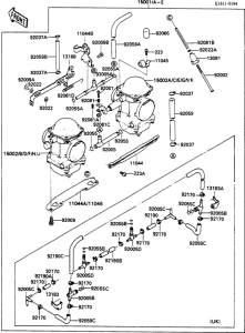 EX500 Carburetor(1 / 3)