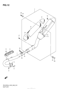 RM-Z250 Глушитель