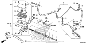ST1300P (ABS) Цилиндр сцепления